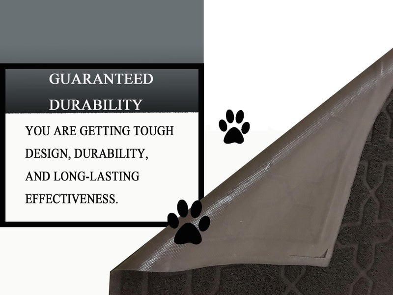 PETUPPY Cat Litter Mat Traps Litter from Litter Box XL Size 47"X36" Durable Trapping Rug, Non-Slip and Waterproof, Easy to Clean - Image 4